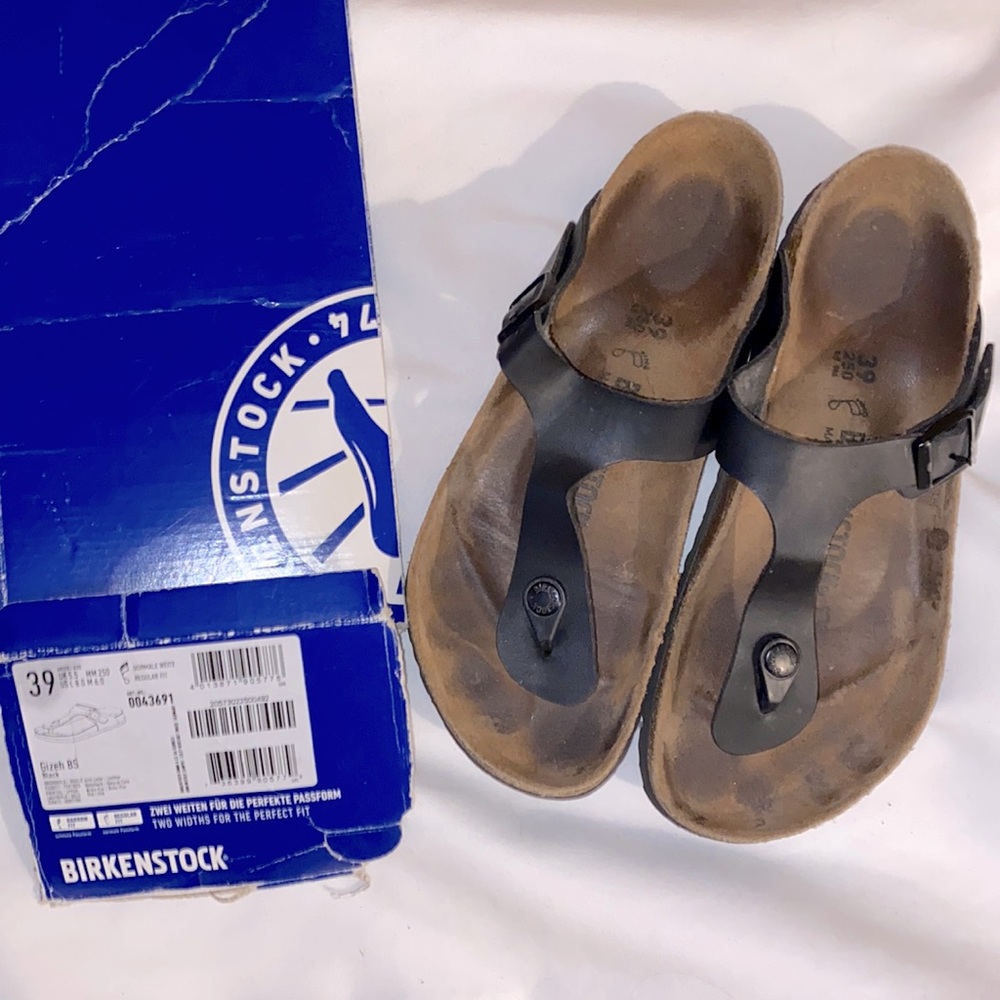 Gently used Birkenstock sandals, size 39,8 women’s 6 men